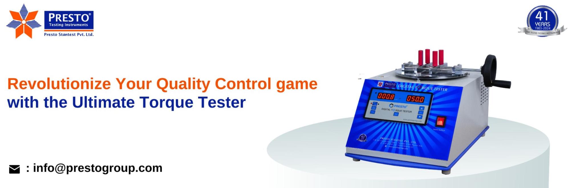 Revolutionize Your Quality Control game with the Ultimate Torque Tester